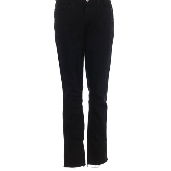 J Brand Jeans Pants Black Boot Leg Cut Mid Rise Waist Size 29 #442 - Picture 2 of 4